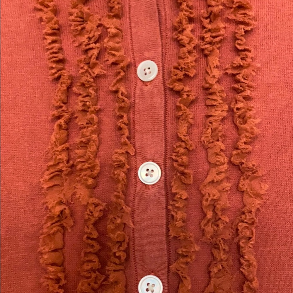 EUC SILK TALBOTS CARDIGAN